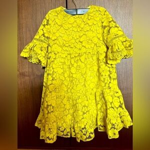 Carolina Herrera Lace Girl Dress